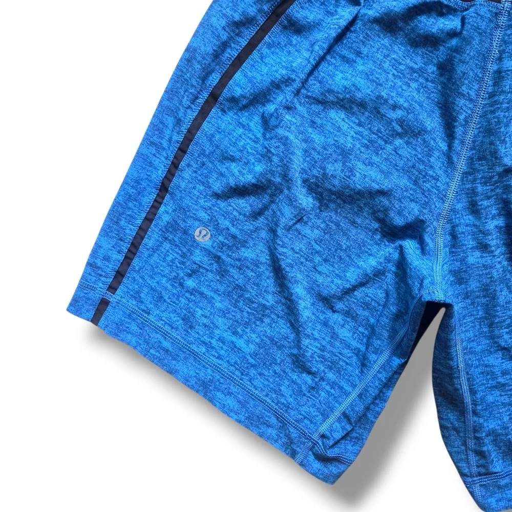 LULULEMON Pace Breaker Short Lined Liner Athletic Small Spacedye Blue